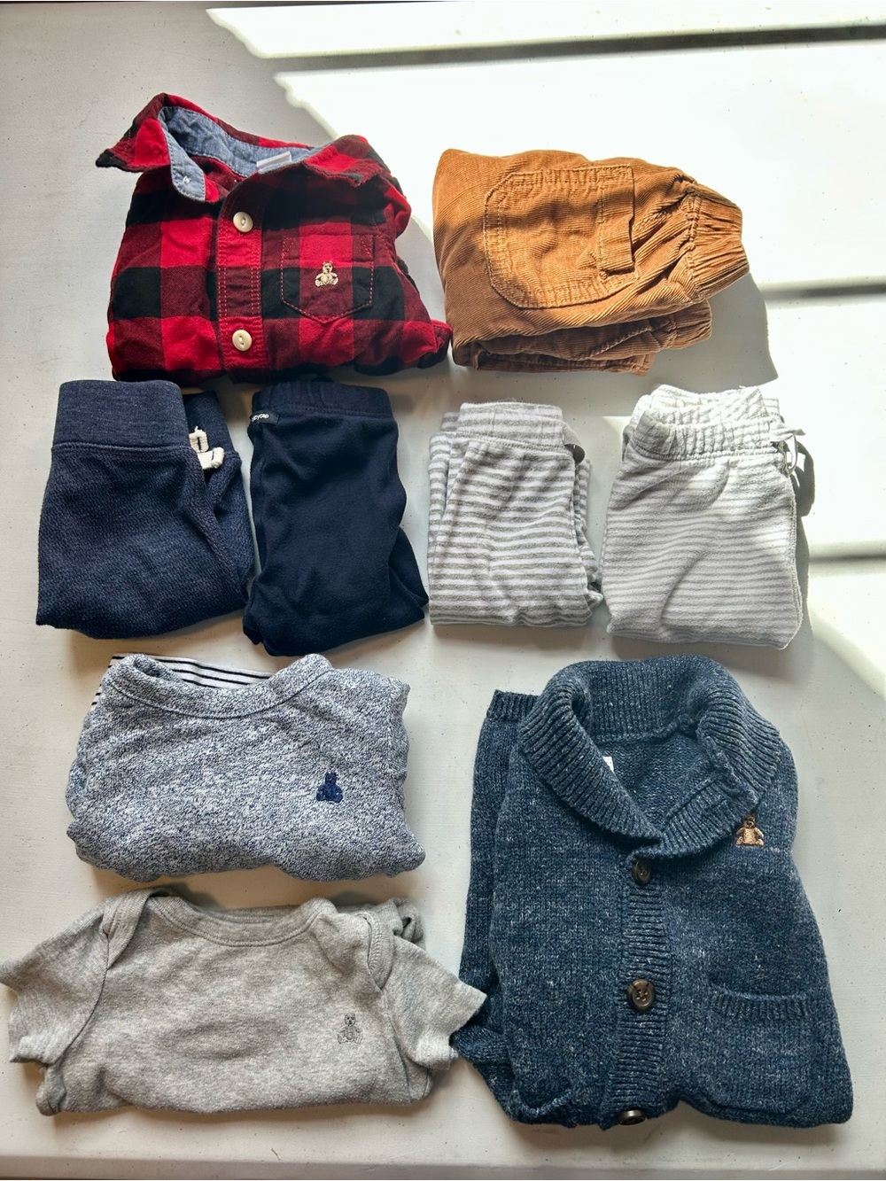 GAP Baby Boy Fall & Winter Clothes 9-pc Bundle | 0-3 months